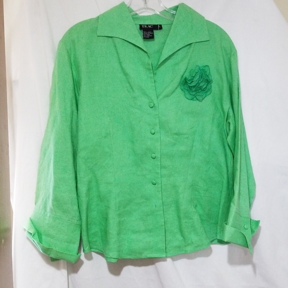 Tracy M Tops - Women's Green ladies shirt